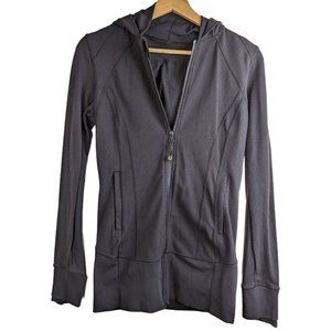 Lululemon Women's Black Hoodie Hooded Sweatshirt Size 6